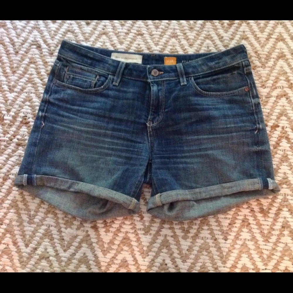 Pilcro Denim Roll Up Shorts